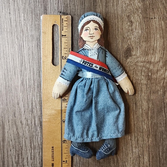 Vintage Hallmark Susan B. Anthony Cloth Doll 1979 Famous‎ Americans Series 1 Box - Picture 10 of 13